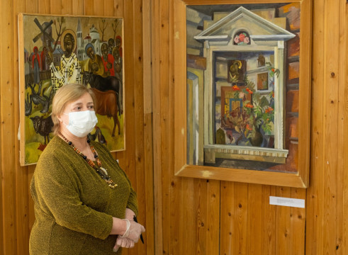 «Культурный экспресс» привез выставки картинной галереи в Верховажье и поселок Федотово 
