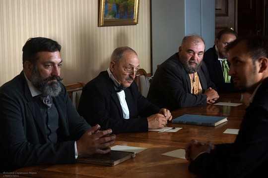 В Вологде продолжаются съемки фильма о Христофоре Леденцове. Главную роль исполняет Всеволод Чубенко