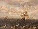 Корабли в море. XVII в. Неизвестный художник голландской школы. Из собрания Вологодского музея-заповедника