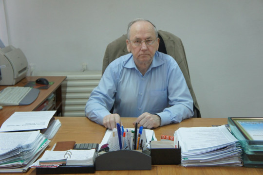 Советник Кирилло-Белозерского музея Илья Смирнов отмечает 35-летие трудовой деятельности в рядах кирилловских музейщиков