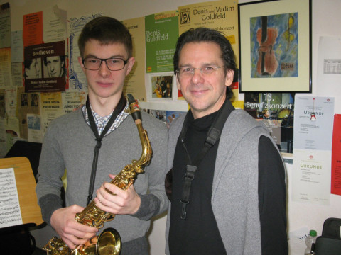 Данил Юрьев победил на конкурсе саксофонистов в Германии