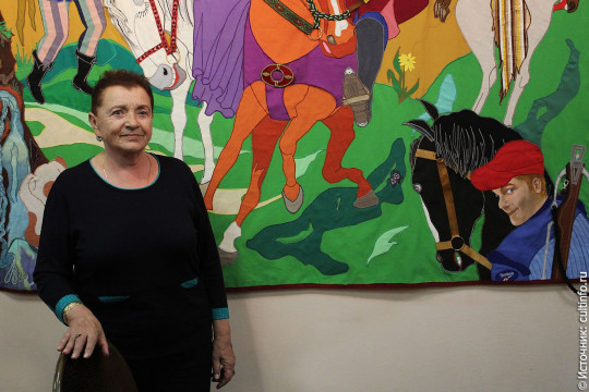 «Ковры-фантазии» члена-корреспондента РАХ Нины Будённой представлены на новой выставке в «Доме Корбакова»