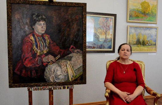 Кружевница Светлана Шевшукова вспоминает о том, как писал ее портрет Владимир Корбаков