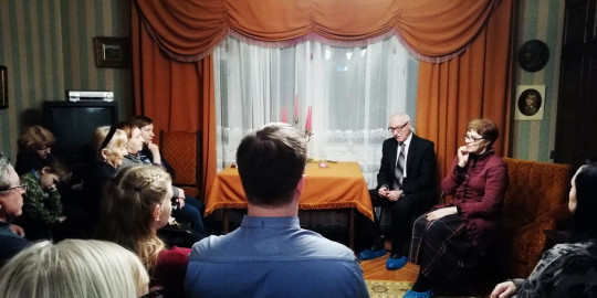 Встреча с вологодским актером Анатолием Михасиком прошла в Музее-квартире Василия Белова
