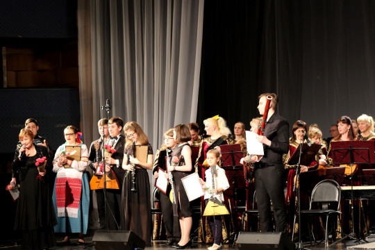 «Юные таланты России» выступили в Вологде с Губернаторским оркестром русских народных инструментов