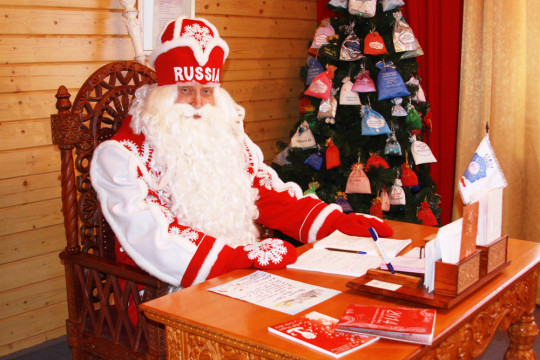 Пресс-конференция Российского Деда Мороза
