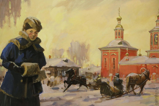«Старую Вологду» художника Евгения Кудрякова и пейзажи Александра Рябкова можно увидеть в Покровском