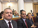 Делегаты от Вологодской области Дмитрий Климанов, Сергей Жестянников и Анна Бастракова на форуме