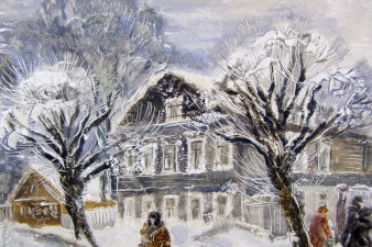 Зима на улице Ленина