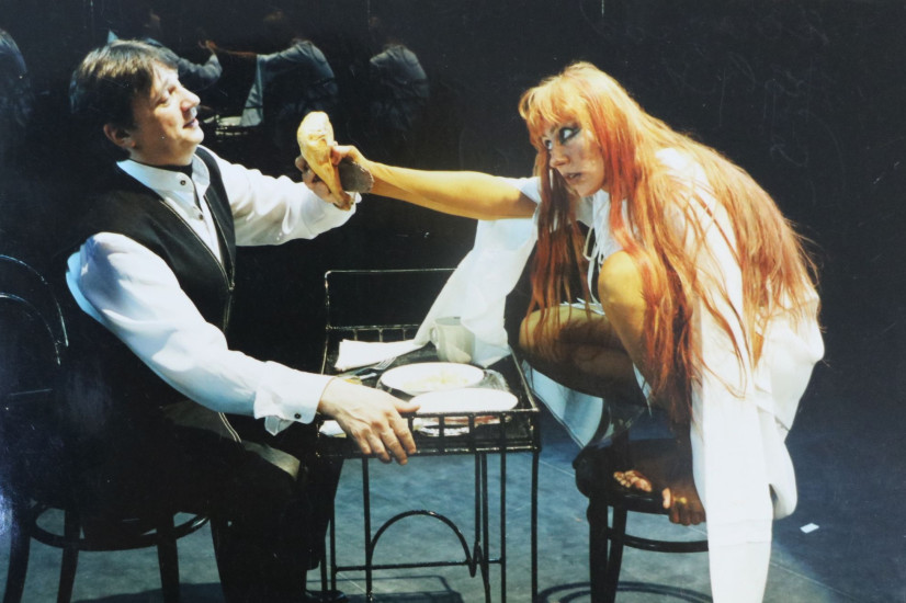 В роли Сильвы в спектакле «Новый Пигмалион». 2001. Фото из личного архива