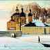 Дворик Кирилло-Белозерского монастыря. 1993