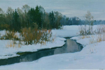 Зимний ручей. 2001