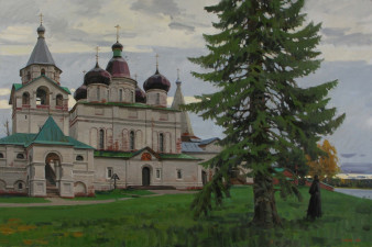 На Покрова. В Антониев-Сийском Троицком монастыре. 2009