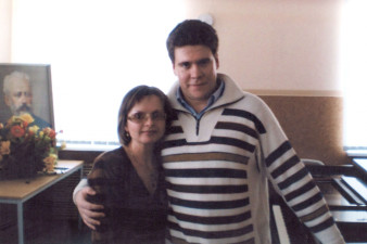Светлана Петровна Писанко с известным пианистом Денисом Мацуевым