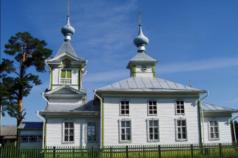 Церковь Георгия Победоносца в деревне Понизовье /  Church of St. George in Ponizovie