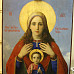 Отреставрированная икона «Образ Пресвятой Богородицы Помощницы рождающим чад»