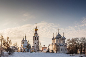 Кремлевская площадь. Софийский собор и колокольня