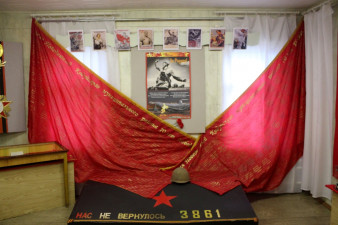 Зал музея, посвящённый героям Великой Отечественной войны