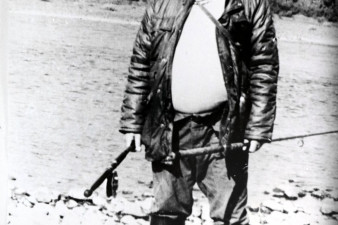 Виктор Астафьев на рыбалке в Сибири. Фото из архива семьи Астафьевых