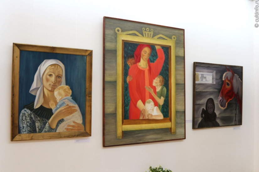 Картины Джанны Тутунджан. Выставка «Душа Русского Севера» в Центральном выставочном зале ВОКГ. 2015 год