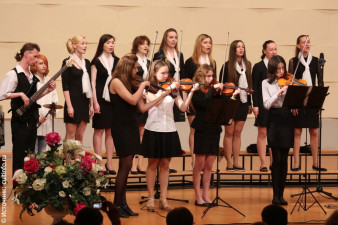Молодежный хор «Хоровая механика» и детско-юношеский симфонический оркестр «Новый век». 2015 год