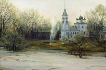 Копьева И. В. Большая вода. 2009. Холст, масло