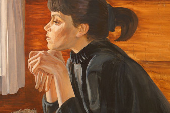 Портрет в октябре. 1987. Холст, масло. Вологодская областная картинная галерея