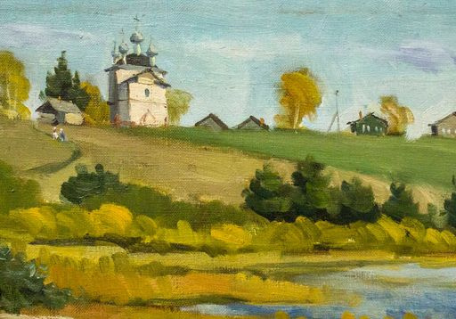Выставка живописи «художника неба» Олега Кулижникова открылась в Мастерской Пантелеева