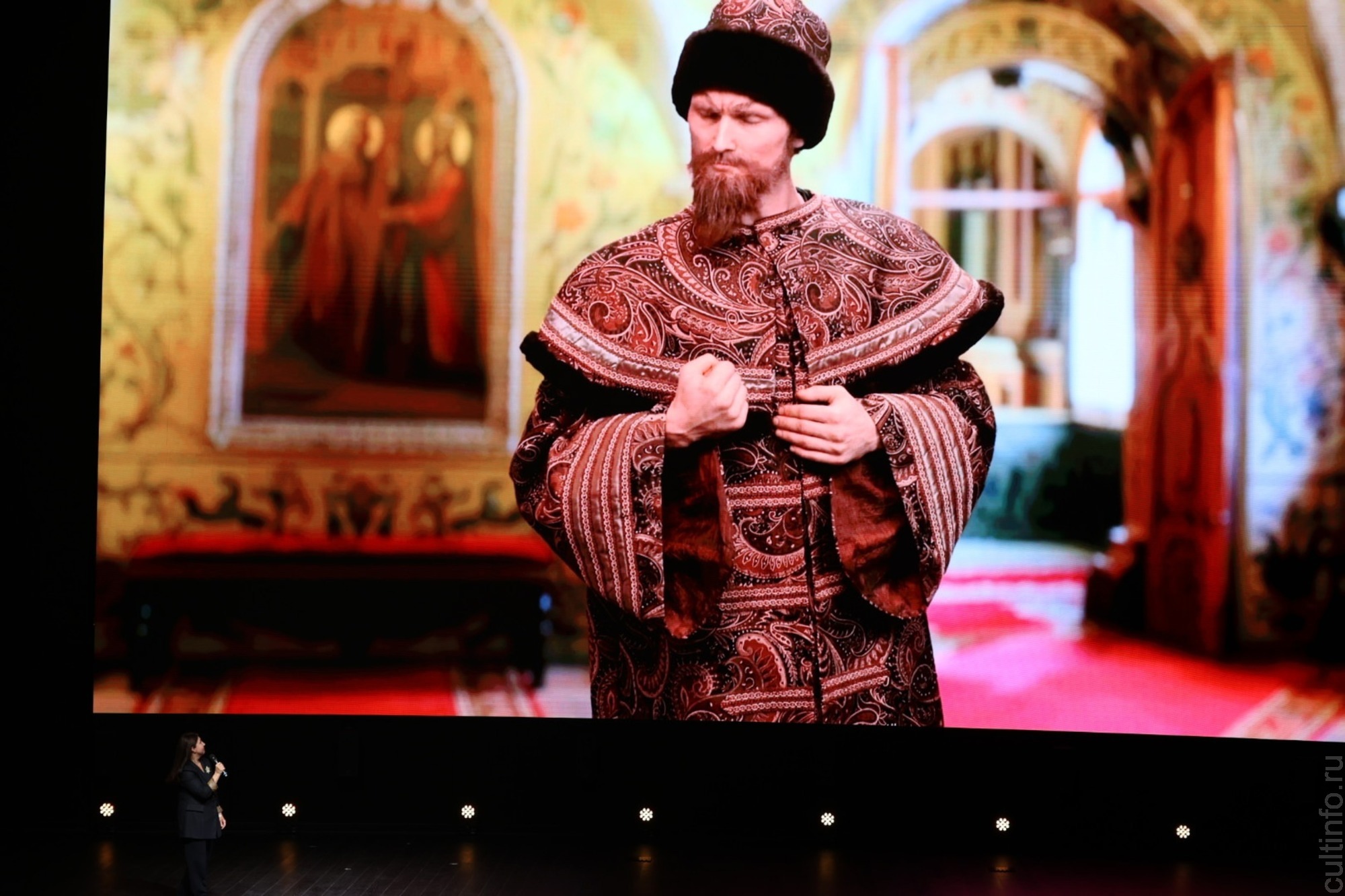Вологду в финале конкурса «Культурная столица года» в Москве представил сам Иван Грозный