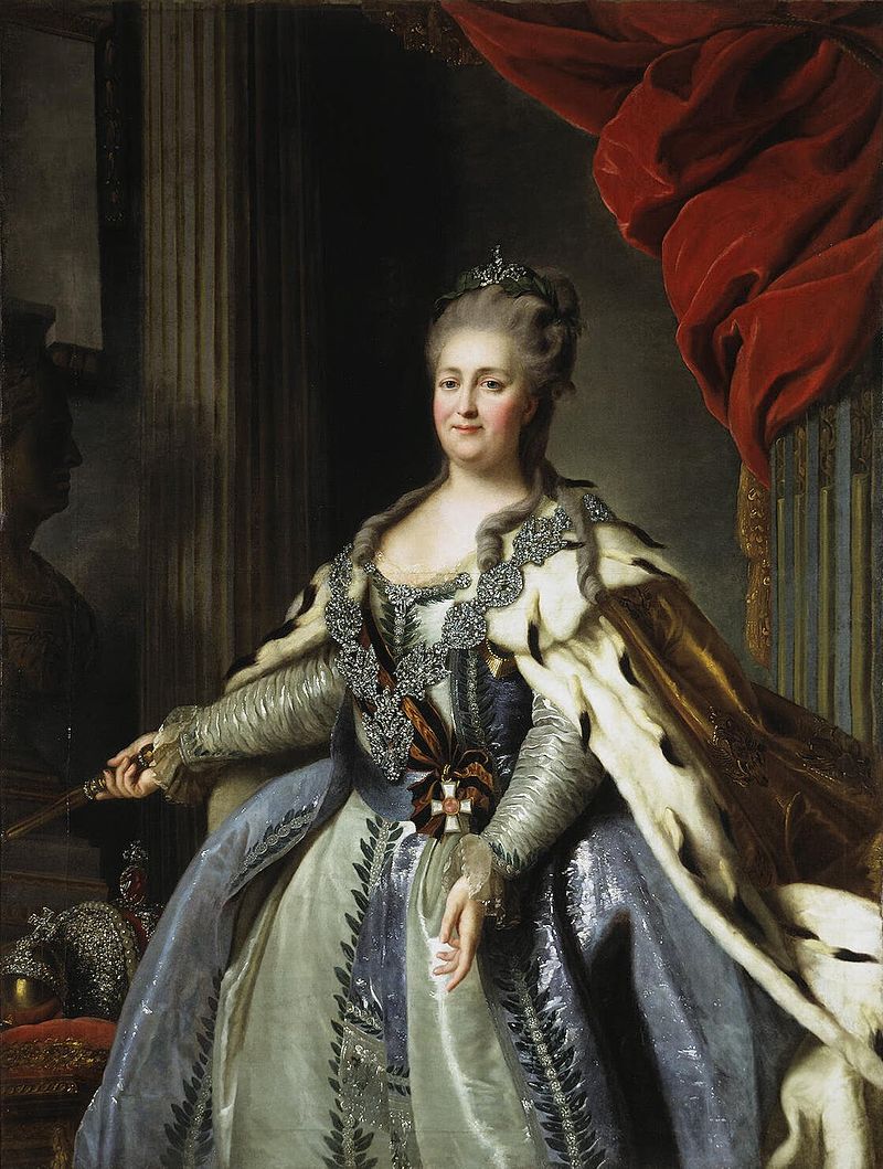Рокотов Ф. С. Екатерина II с орденом Св. Георгия 1-й степени. 1770