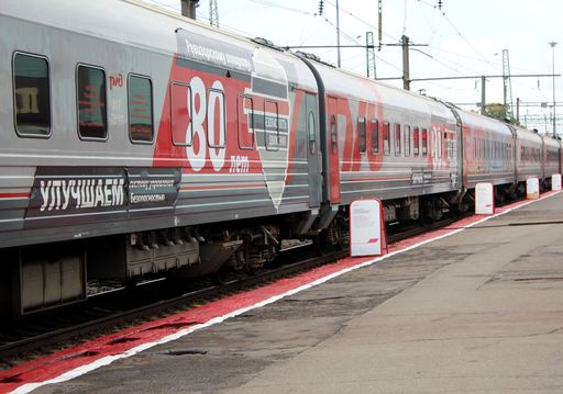 В Вологде остановился поезд-музей, рассказывающий об истории и развитии российских железных дорог