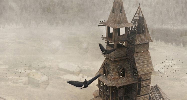 Деревянный небоскреб в 3D-графике покажут в галерее «Красный мост»