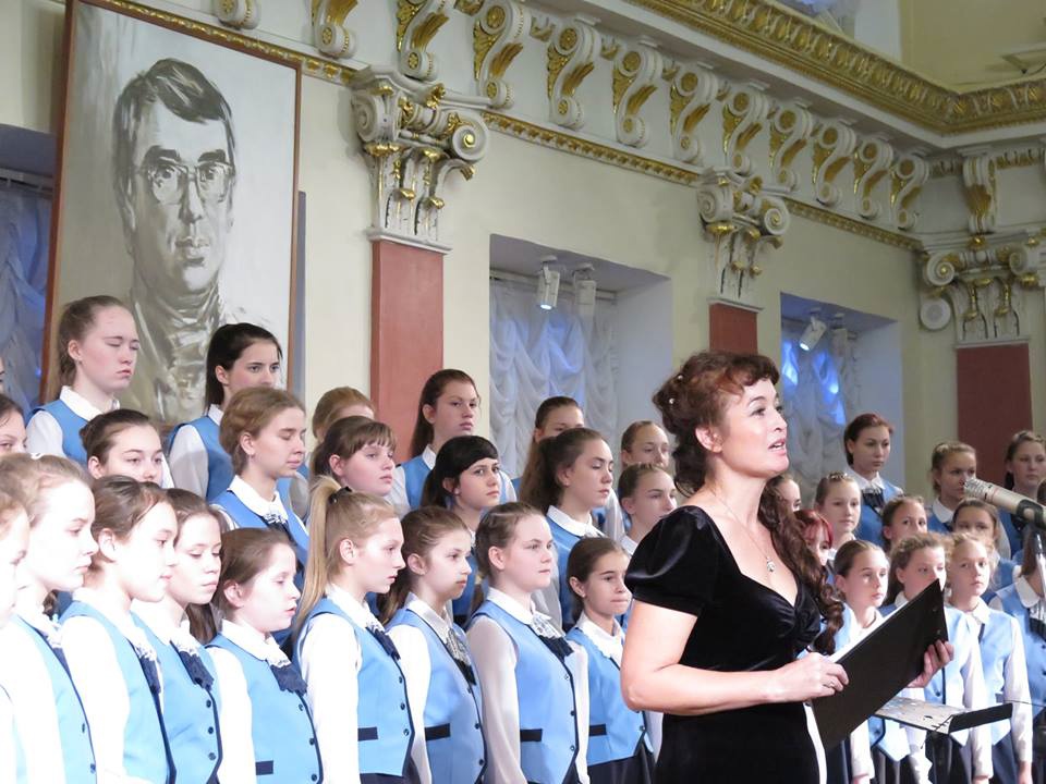 Ведущая концертной программы хорового фестиваля «Молодая классика»