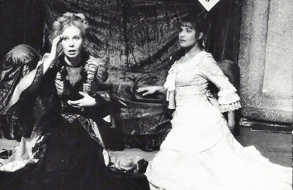 В спектакле с Валентиной Бурбо. Фото из личного архива