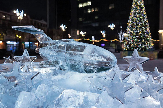 В Вологде в четвертый раз состоится фестиваль ледяных скульптур «Сердце города» – его темой станет «Космос»