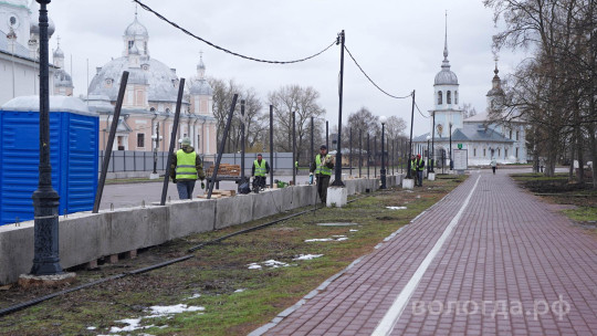 В Вологде началась масштабная реконструкция Кремлевской площади