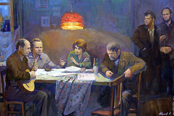 Портреты Василия Белова, Николая Рубцова и Варлама Шаламова: в библиотеке «Книжный экспресс» открылась выставка Олега Иванова