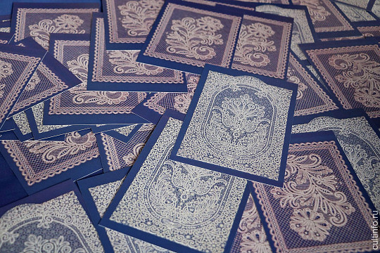 1500 кружевных открыток отправили из Вологды гости фестиваля «Vita Lace»
