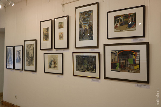 Выставка к столетию Вологодского художественного техникума работает в Шаламовском доме