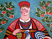 Елена Овсянникова. Красавица с петухом. 1994