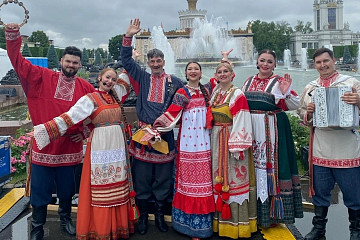 Ансамбль  «Солнцеворот»  Вологодской филармонии представил регион на крупном туристическом форуме в Москве