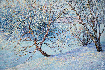  «Лирика Севера» в живописи художника Сергея Круглова представлена в центре «Забота»