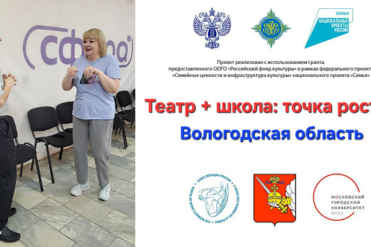 В Вологодской области стартовал проект «Театр + школа: точка роста» 