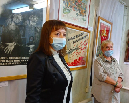 Передвижная выставка «Память огненных лет», посвященная 75-летию Победы, открылась в Кадуйском музее