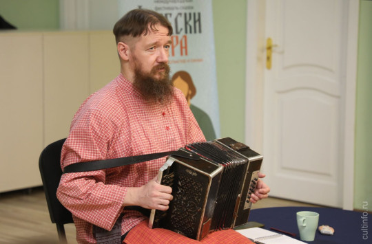Сказитель Александр Маточкин вновь выступил в Вологде на фестивале «Фрески Севера»
