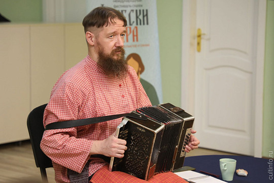 Сказитель Александр Маточкин вновь выступил в Вологде на фестивале «Фрески Севера»