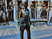 Скульптуры героев гоголевского «Ревизора» установлены на Торговой площади в Устюжне. Фото 53news.ru
