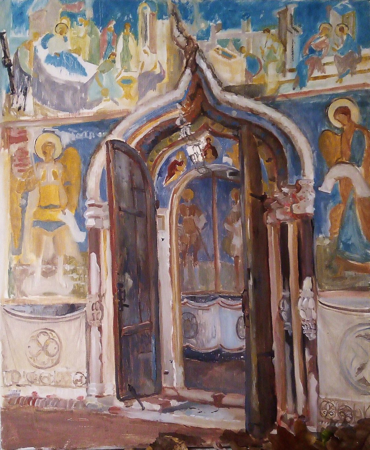 Врата. Холст, масло, 2017