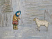 Арианна Кушнир, 10 лет, ДХШ им. В. Н. Корбакова, Вологда, иллюстрация к рассказу «За милую душу» – специальный диплом