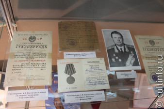 Фрагмент архивной выставки «Солдат, твой подвиг вечен» к 70-летию Победы